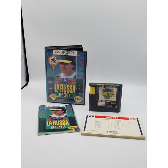 Tony La Russa Baseball [Limited Edition] (Sega Genesis, 1993) CIB - Picture 2 of 5